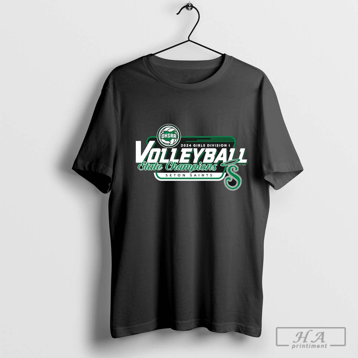 2024 OHSAA Volleyball Division I State Champions Seton Saints T-Shirt