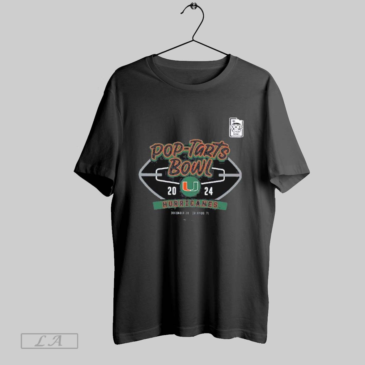 2024 Pop Tarts Bowl Miami Hurricanes On December 12th At Orlando Fl 2024 Ncaa Division Shirt