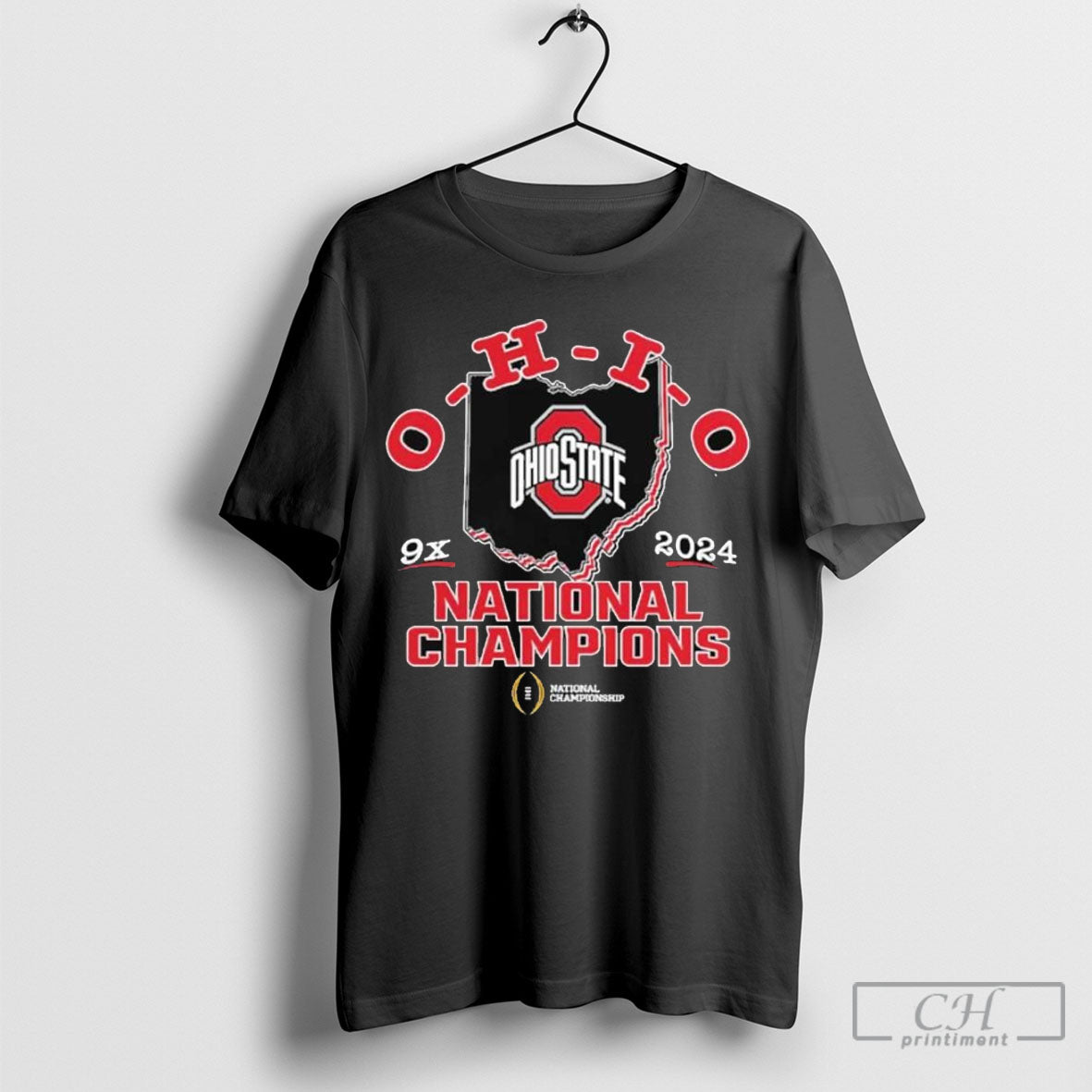 Ohio State Buckeyes Fanatics College Football Playoff 2024 National Champions Shirt