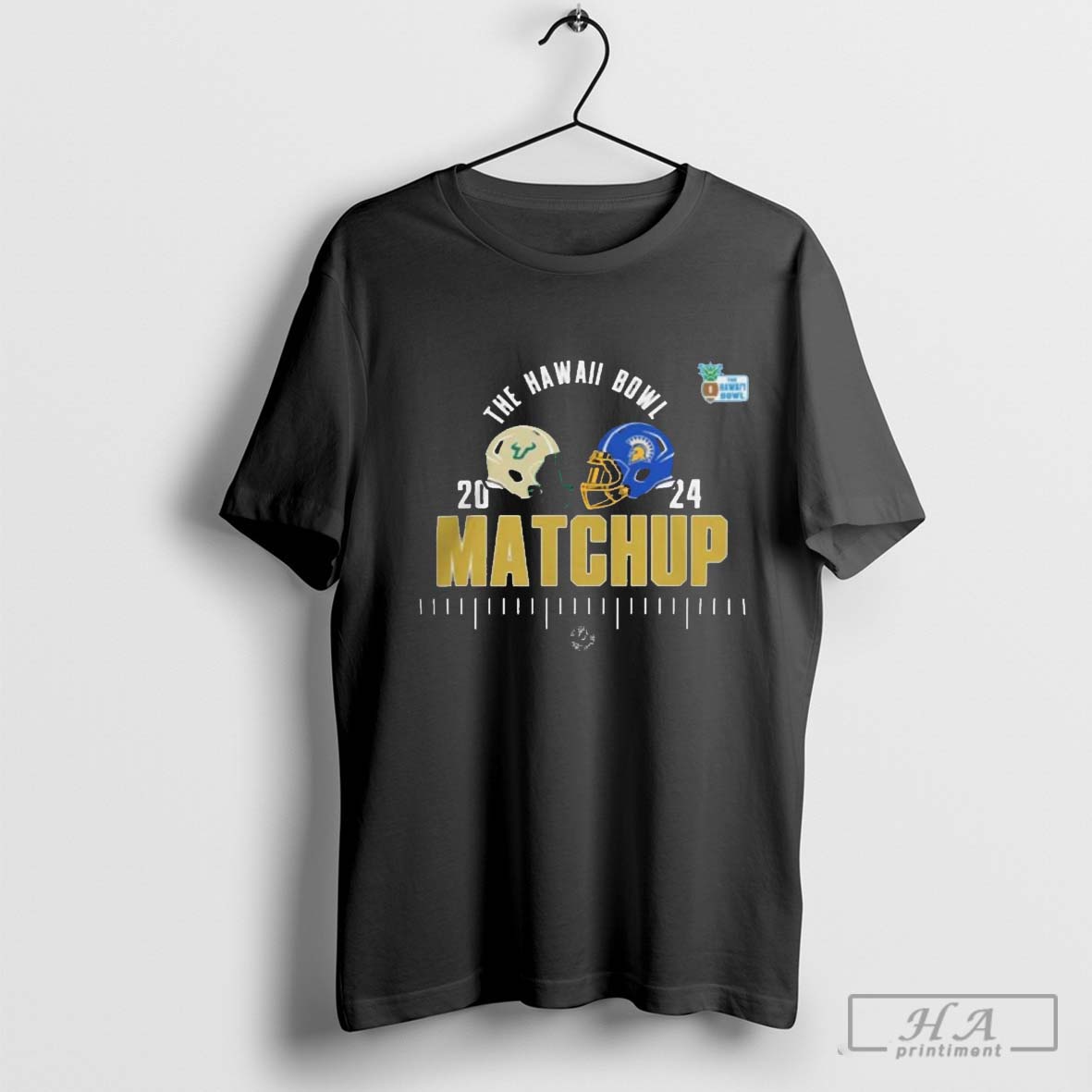 2024 Hawaii Bowl South Florida Bulls Vs San Jose State Spartans Head To Head T Shirts