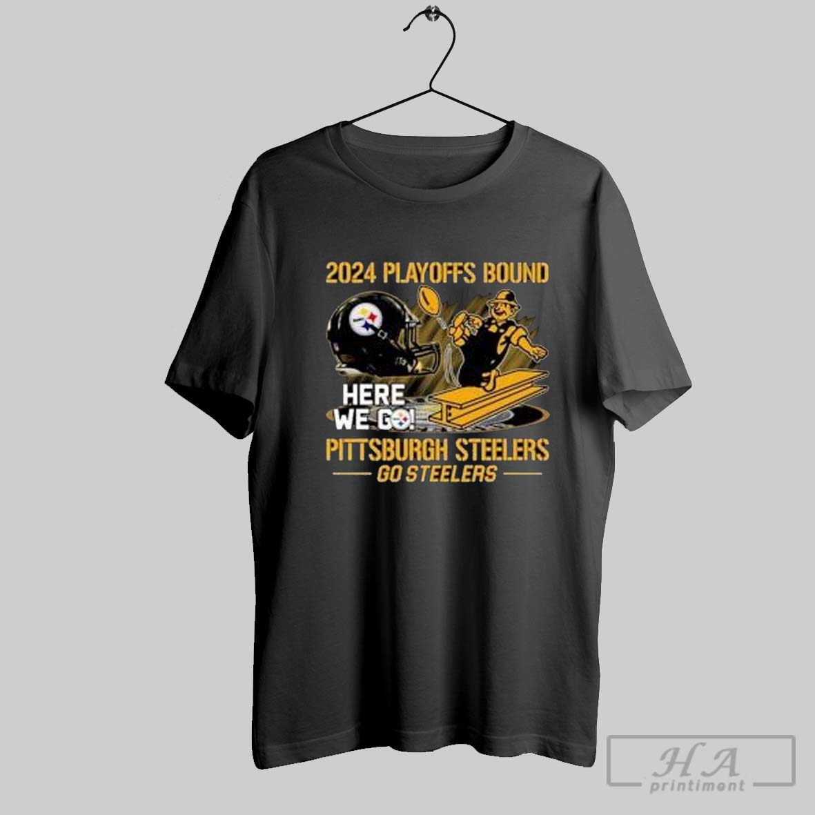 2024 Playoffs Bound Pittsburgh Steelers Go Steelers Shirt