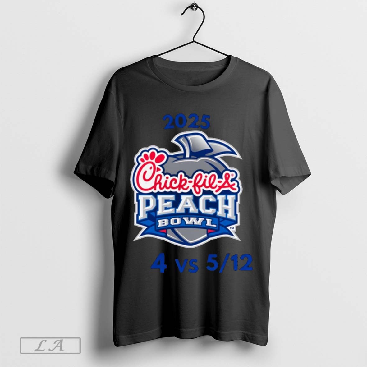 2025 Chick Fil A Peach Bowl 4 Vs 5 12 T Shirt