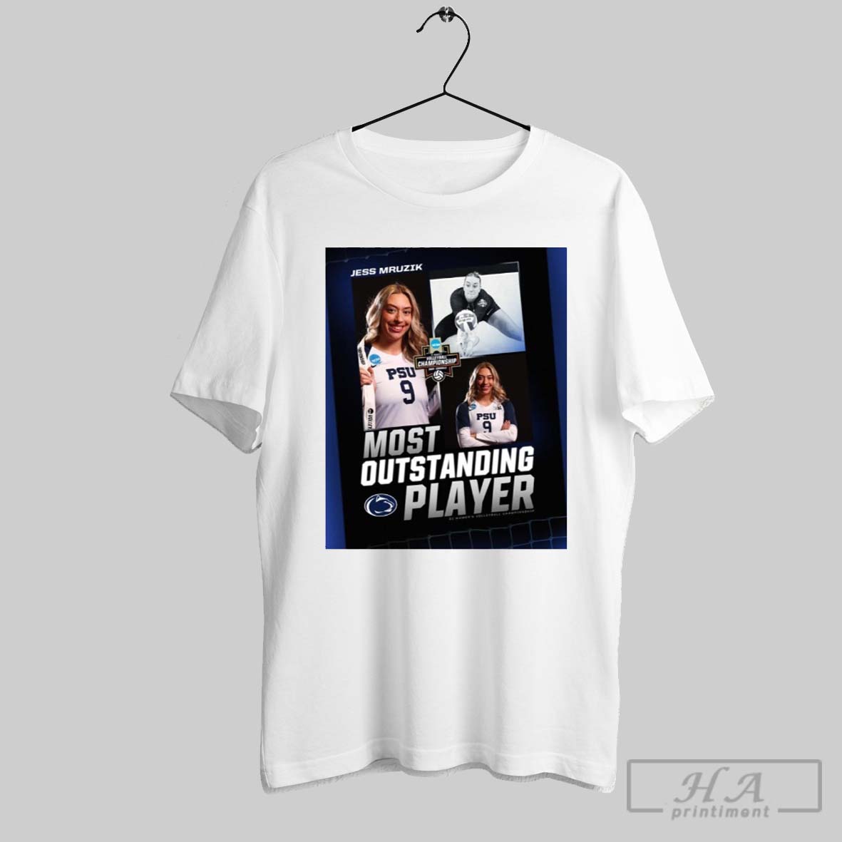 Penn State Jess Mruzik Most Outstanding Player Di Womens Volleyball Championship Poster T Shirt