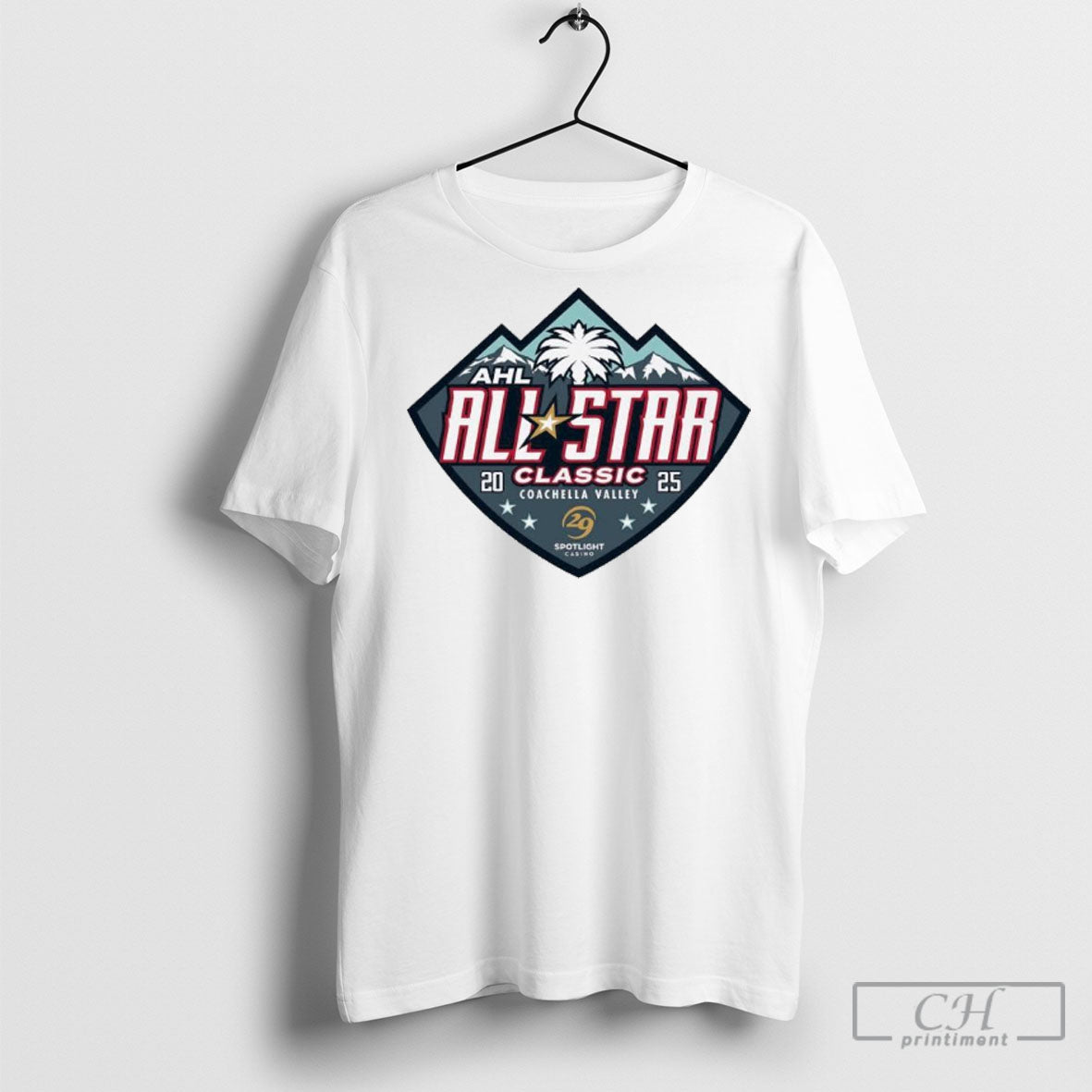 2025 Ahl All Star Classic Coachella Valley 29 Sportlight Casino Shirt