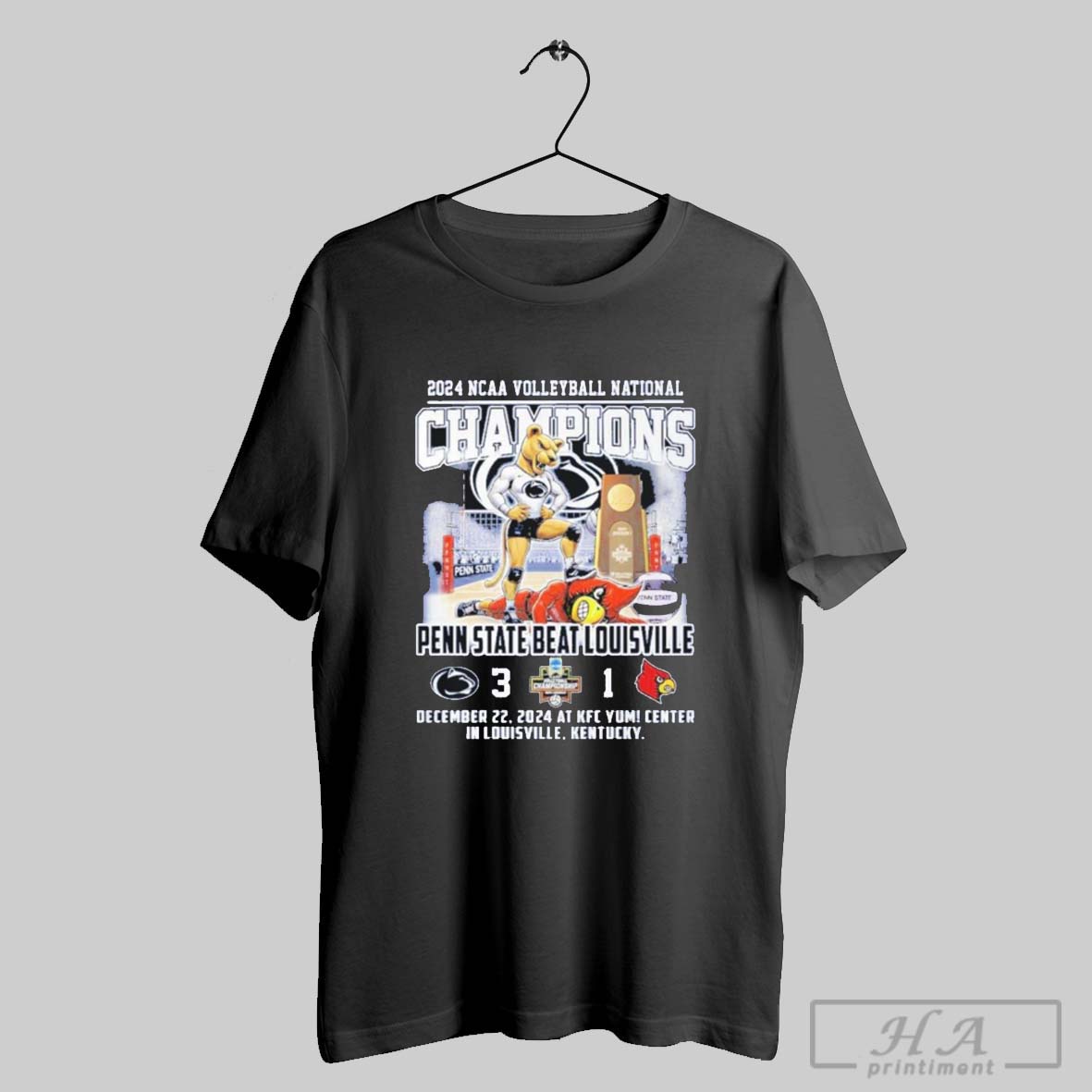 Penn State Beat Louisville 2024 Ncaa Volleyball National Champions 3 1 Shirt