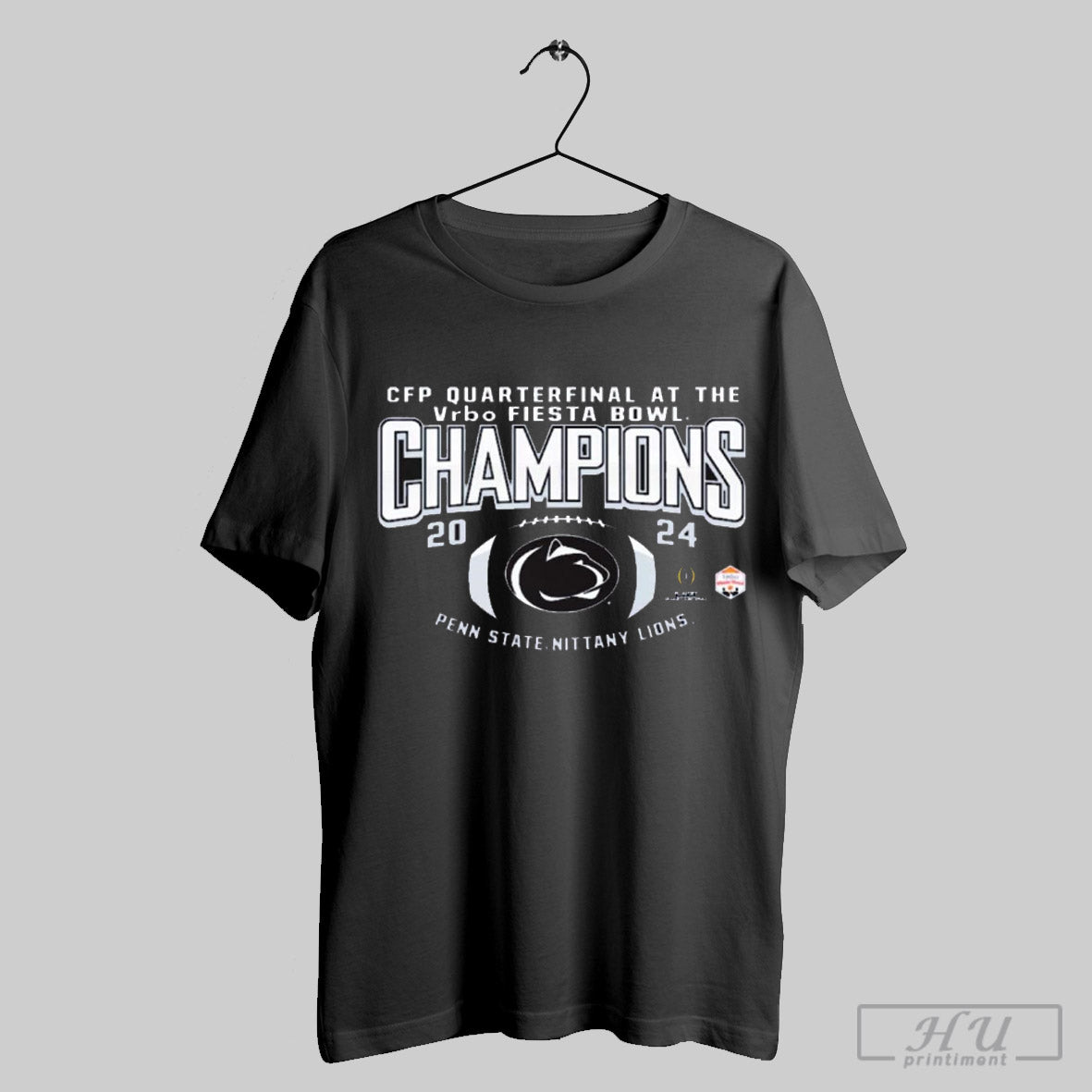 Penn State Nittany Lions 2025 College Football Playoff Quarterfinal At The Vrbo Fiesta Bowl Champions Locker Room Logo T Shirt