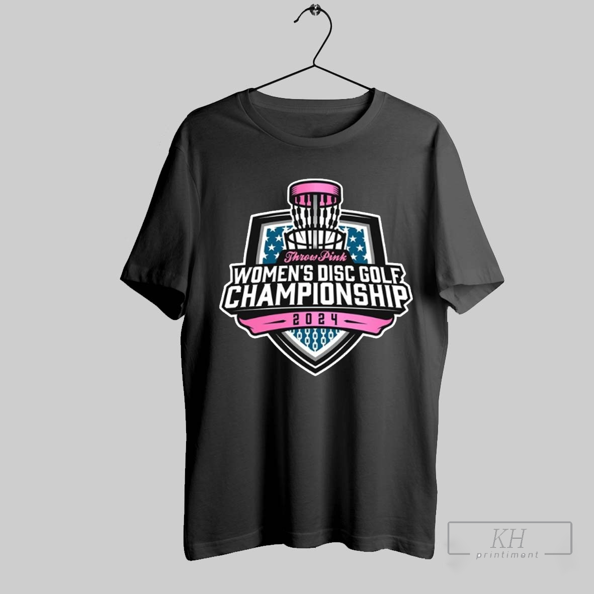 2025 Throw Pink Womens Disc Golf Championship T Shirt T Shirt