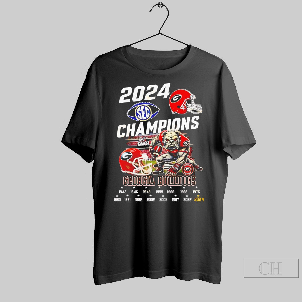 Sec 2024 Champions Georgia Bulldogs Go Dawgs Shirt