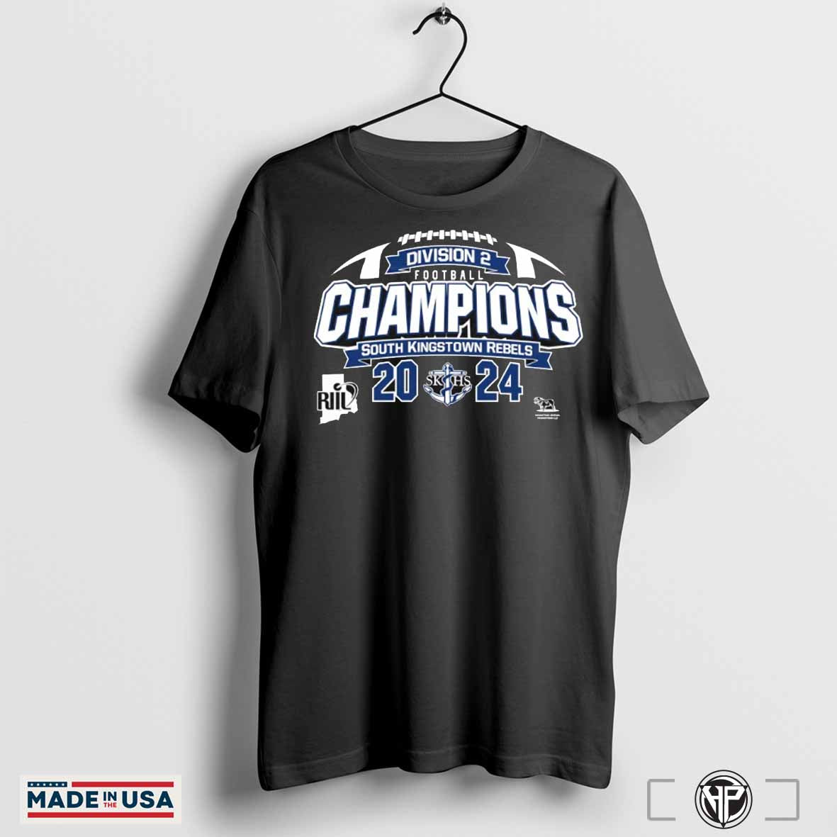Official South Kingston Rebels 2024 RIIL Football Division 2 Champions Shirt