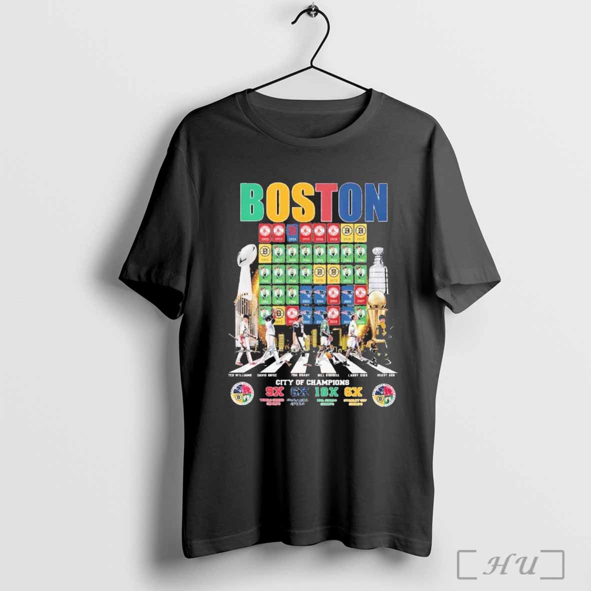 Boston City Of Champions Signature Unisex T-shirt