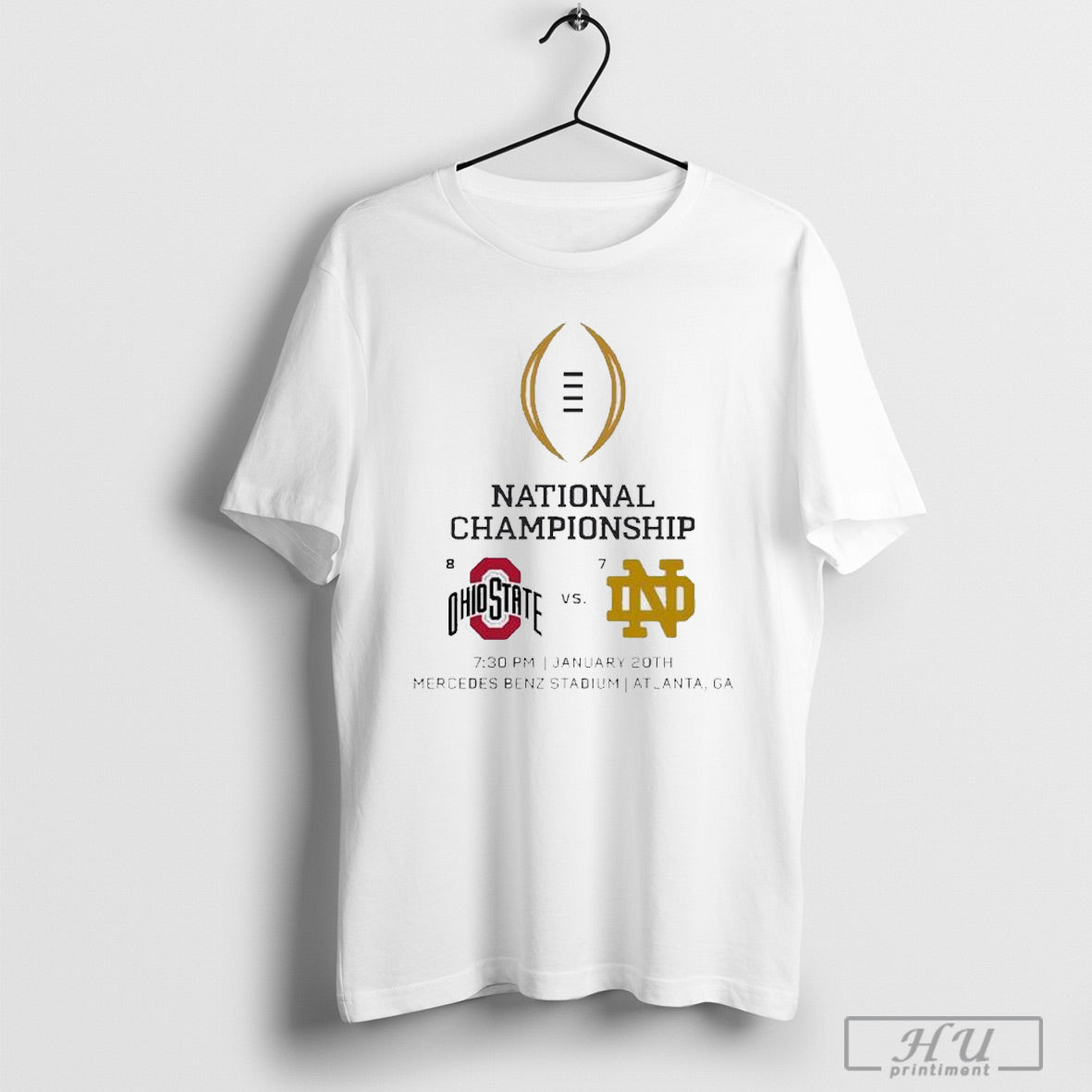 Ohio State Buckeyes Vs Notre Dame Fighting Irish Matchup 2025 College Football Championship Finals Cfb Playoffs Ncaa Division At Mercedes Benz Stadium