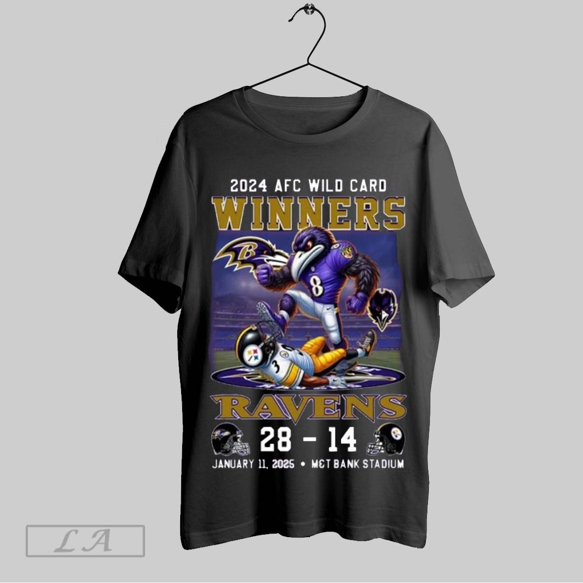 2024 Afc Wild Card Winners For Baltimore Ravens T Shirt