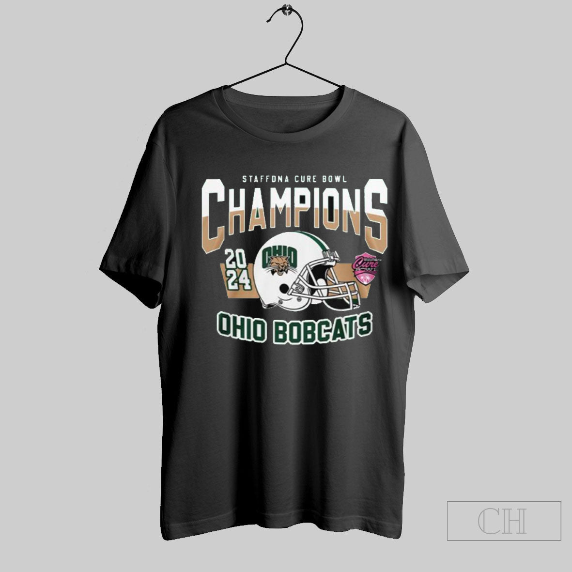 Official Staffona Cure Bowl Champions 2024 Ncaa Ohio Bobcats Shirt