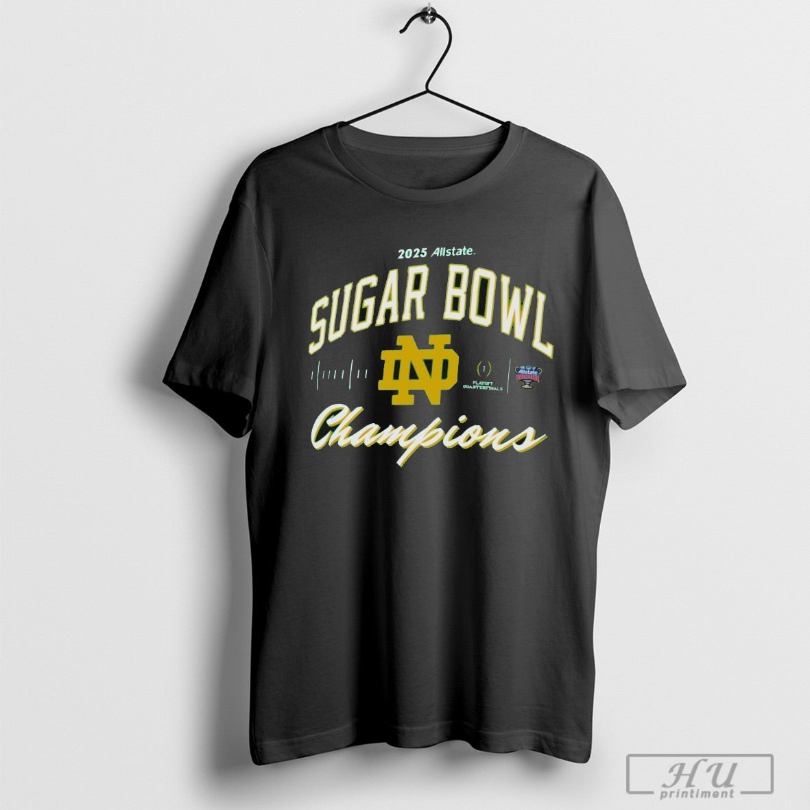 2025 Allstate Notre Dame Football Sugar Bowl Champions T Shirt