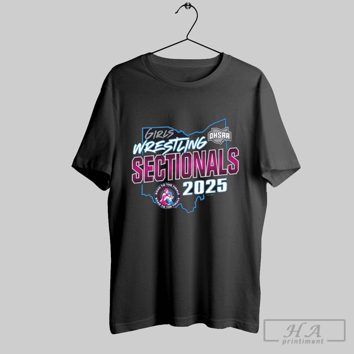 2025 Ohsaa Girls Wrestling Sectionals Shirt