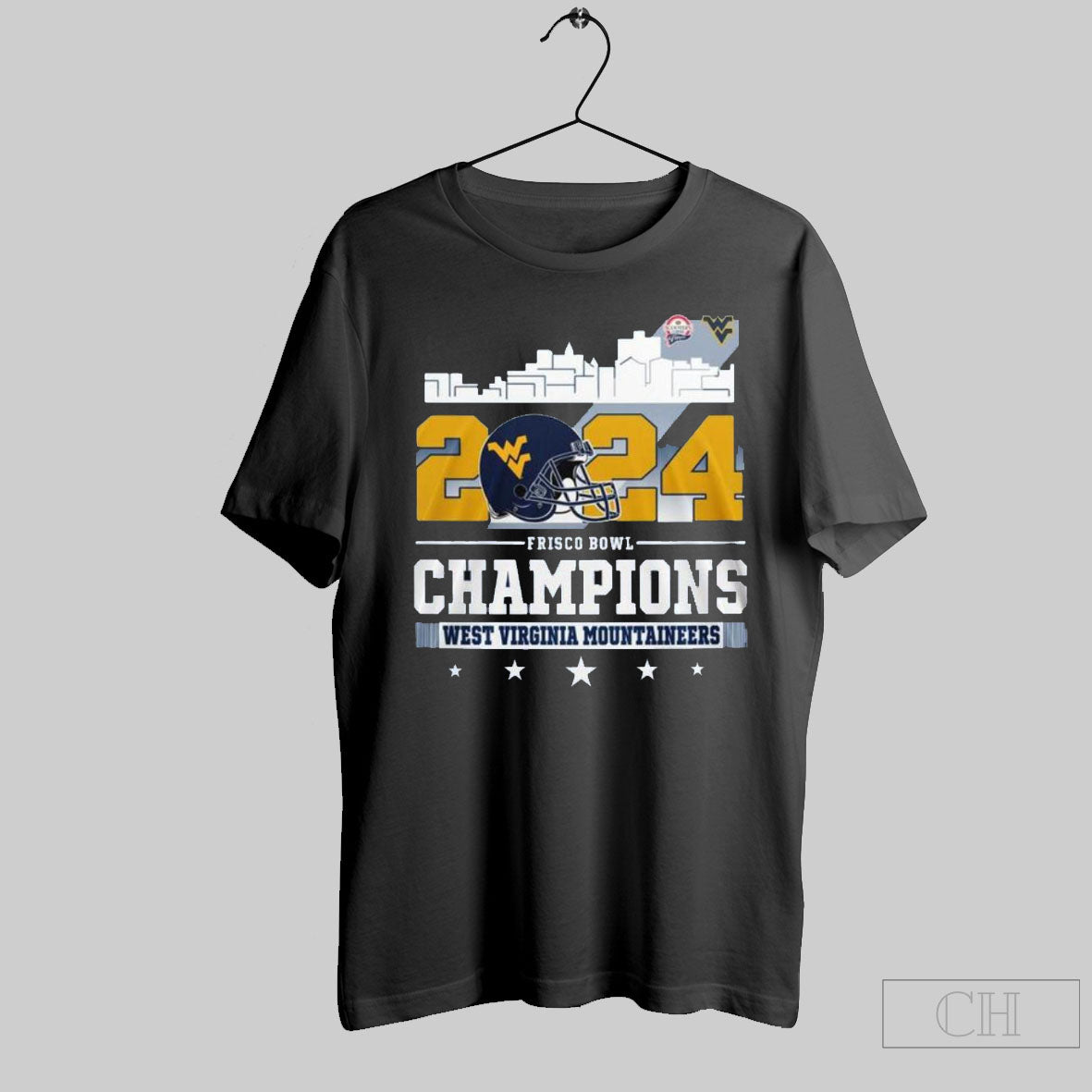 2024 Frisco Bowl Champions West Virginia Mountaineers T Shirt Sweater