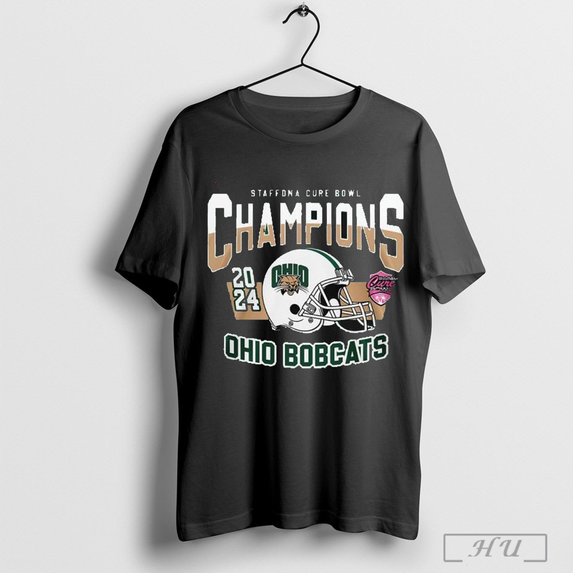 Staffona Cure Bowl Champions 2024 Ncaa Ohio Bobcats T Shirt