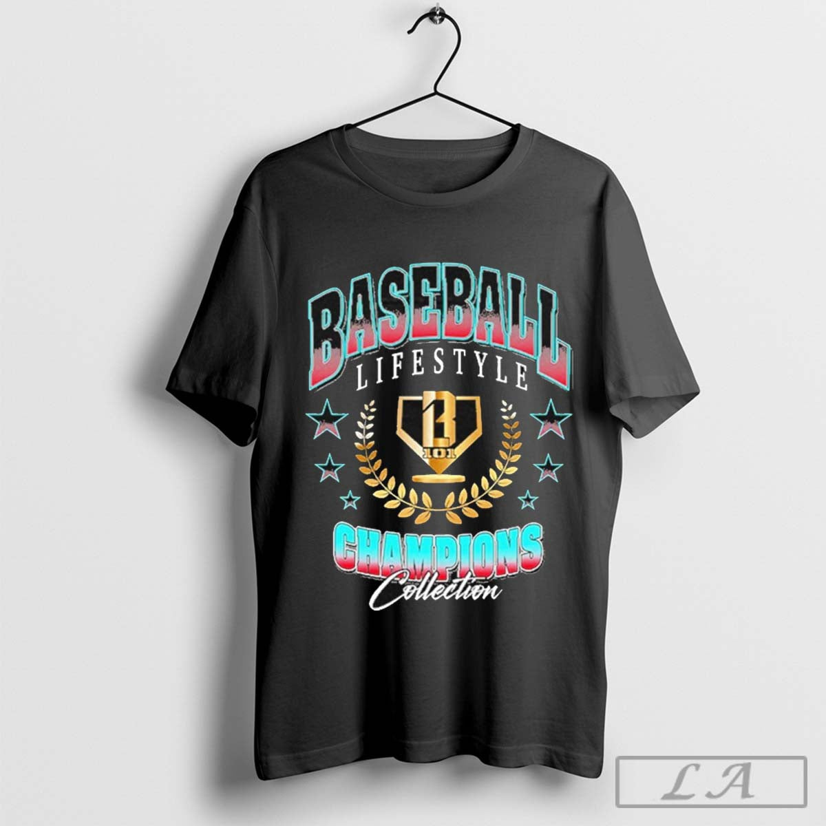Bl101 Gold Baseball Lifestyle Champions Collection Shirt