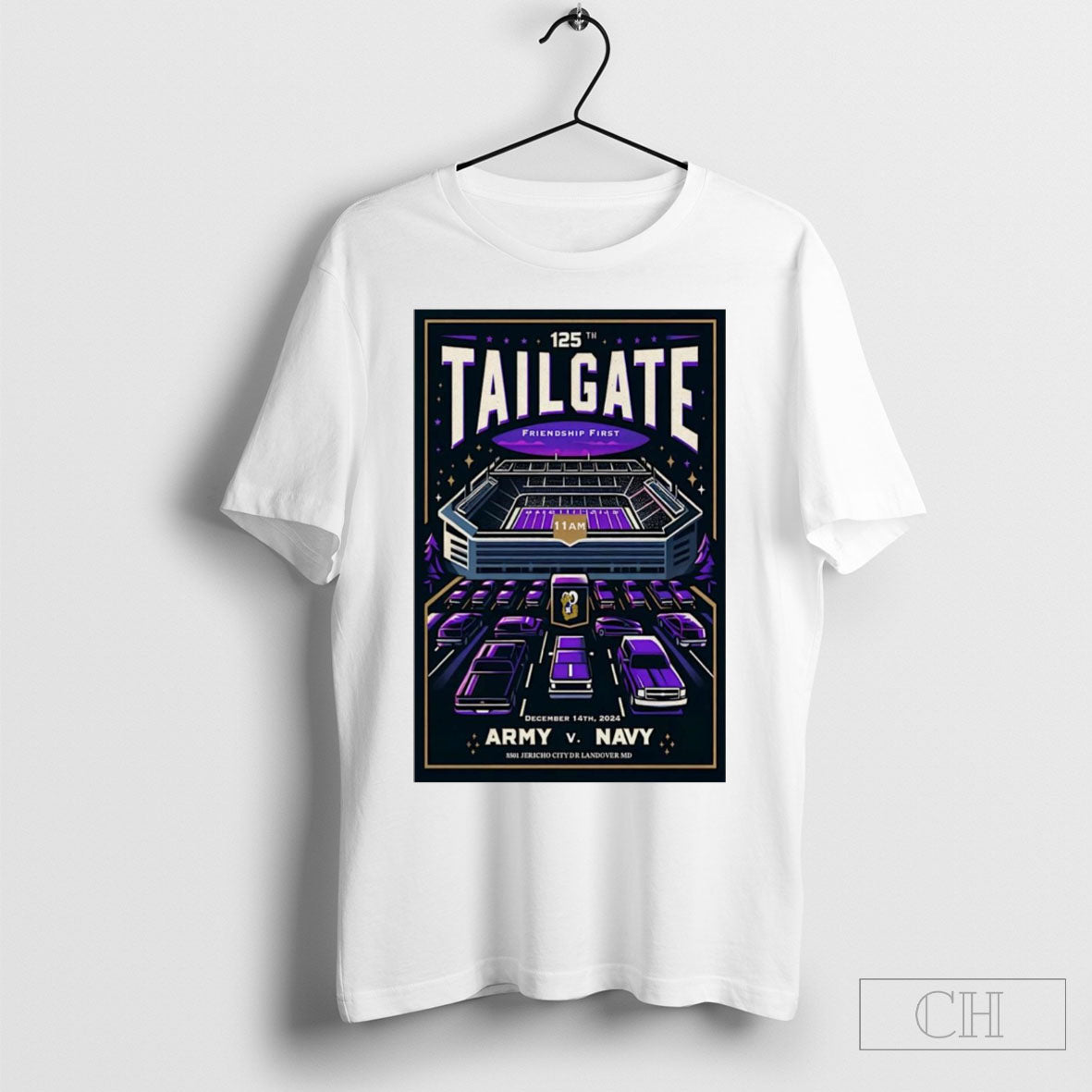 25th Army Vs Navy Tailgate Friendship First Dec 14 2024 City Dr Landover Md T Shirt Sweater