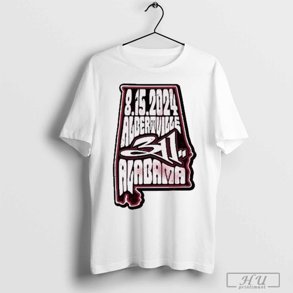 311 In Albertville, AL On August 15 2024 Tour T-shirt