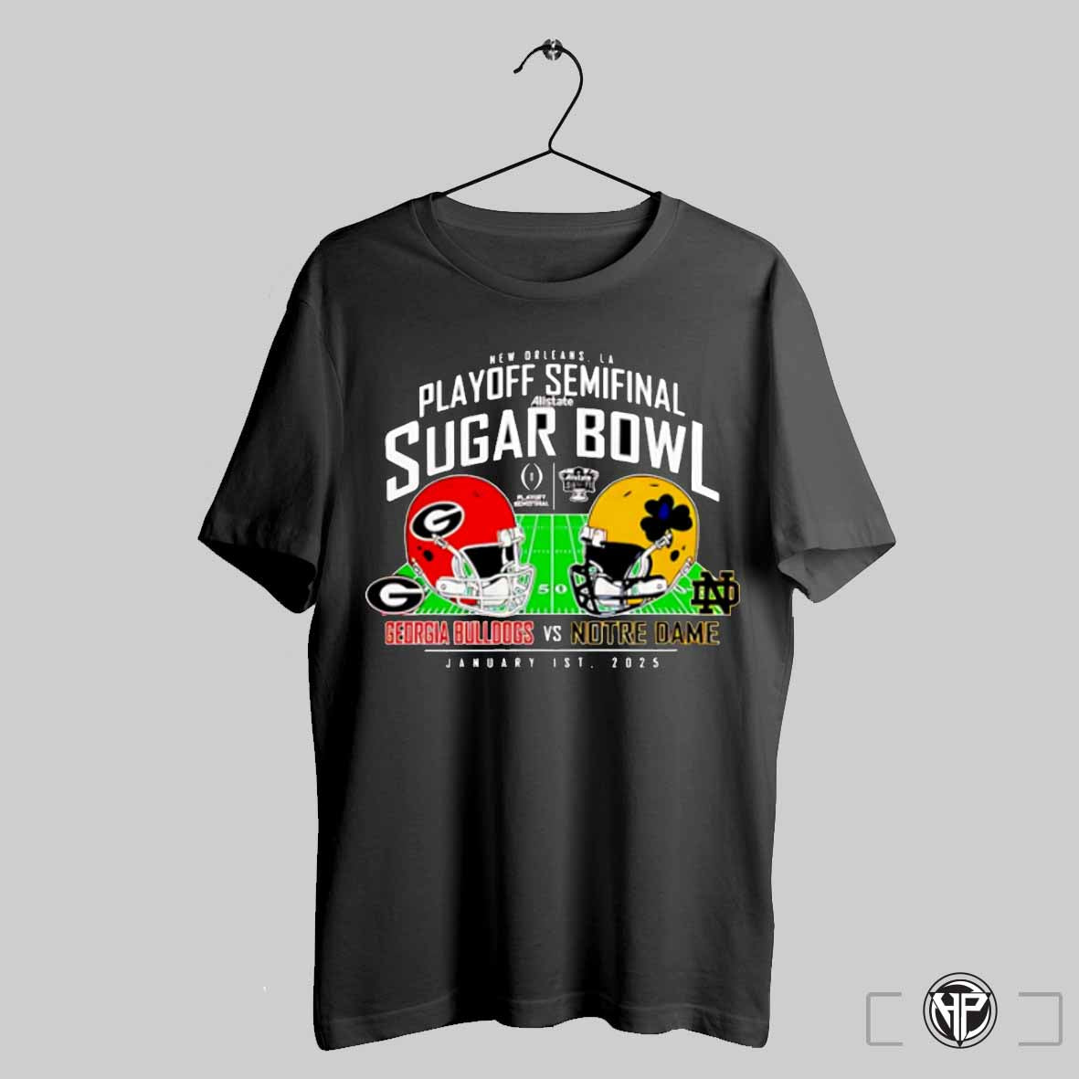 2025 Cfp Quarterfinal Sugar Bowl Georgia Bulldogs Vs Notre Dame Shirt Trendy Sweatshirt