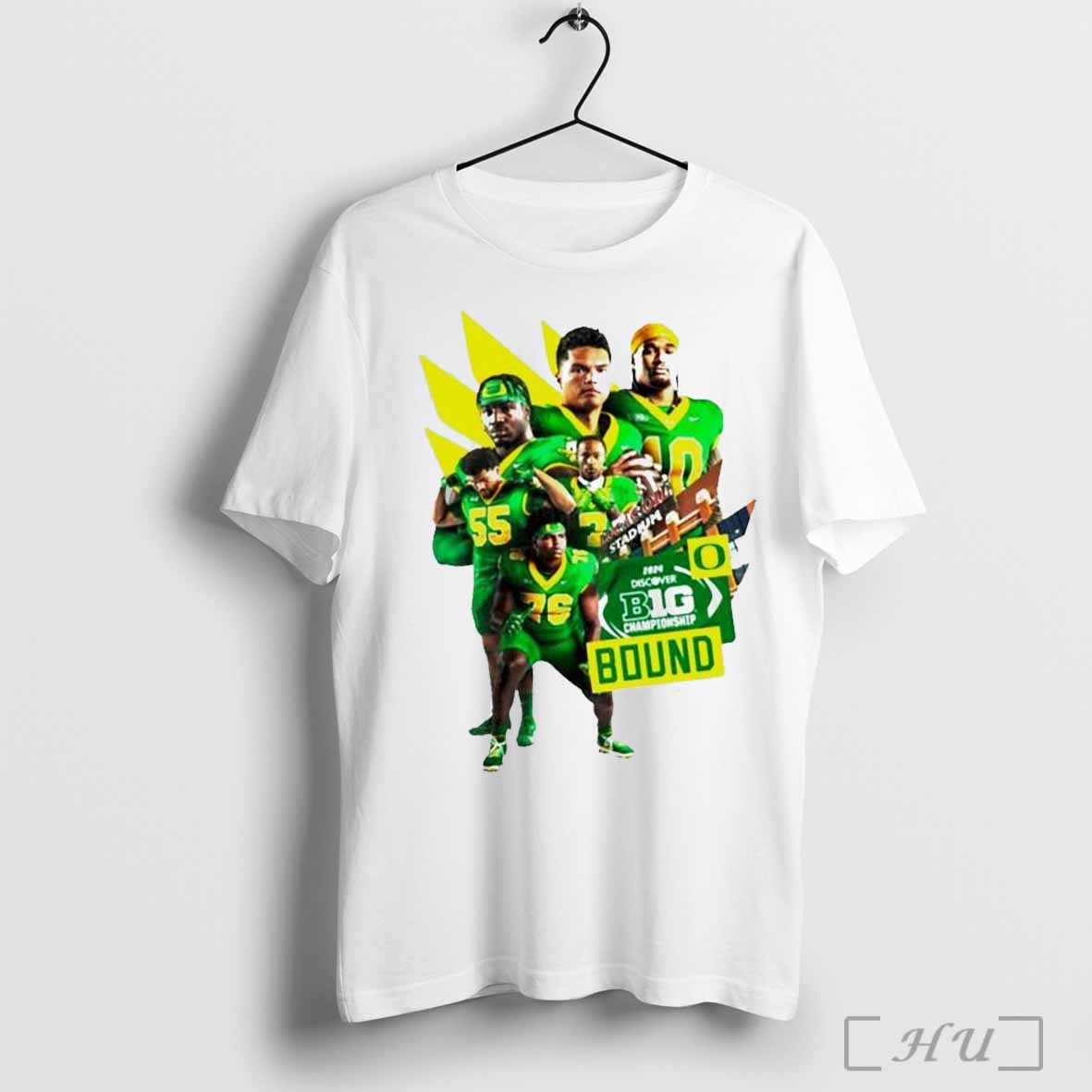 Oregon Ducks 2024 Big Ten Football Championship Game Bound Sat December 7 Indianapolis IN t-shirt