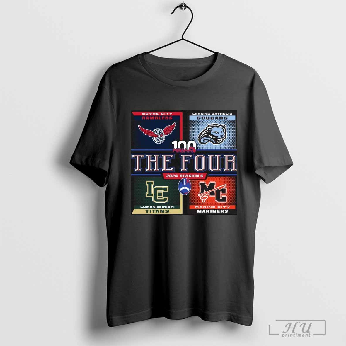 2024 MHSAA Football D6 The Four T-Shirt