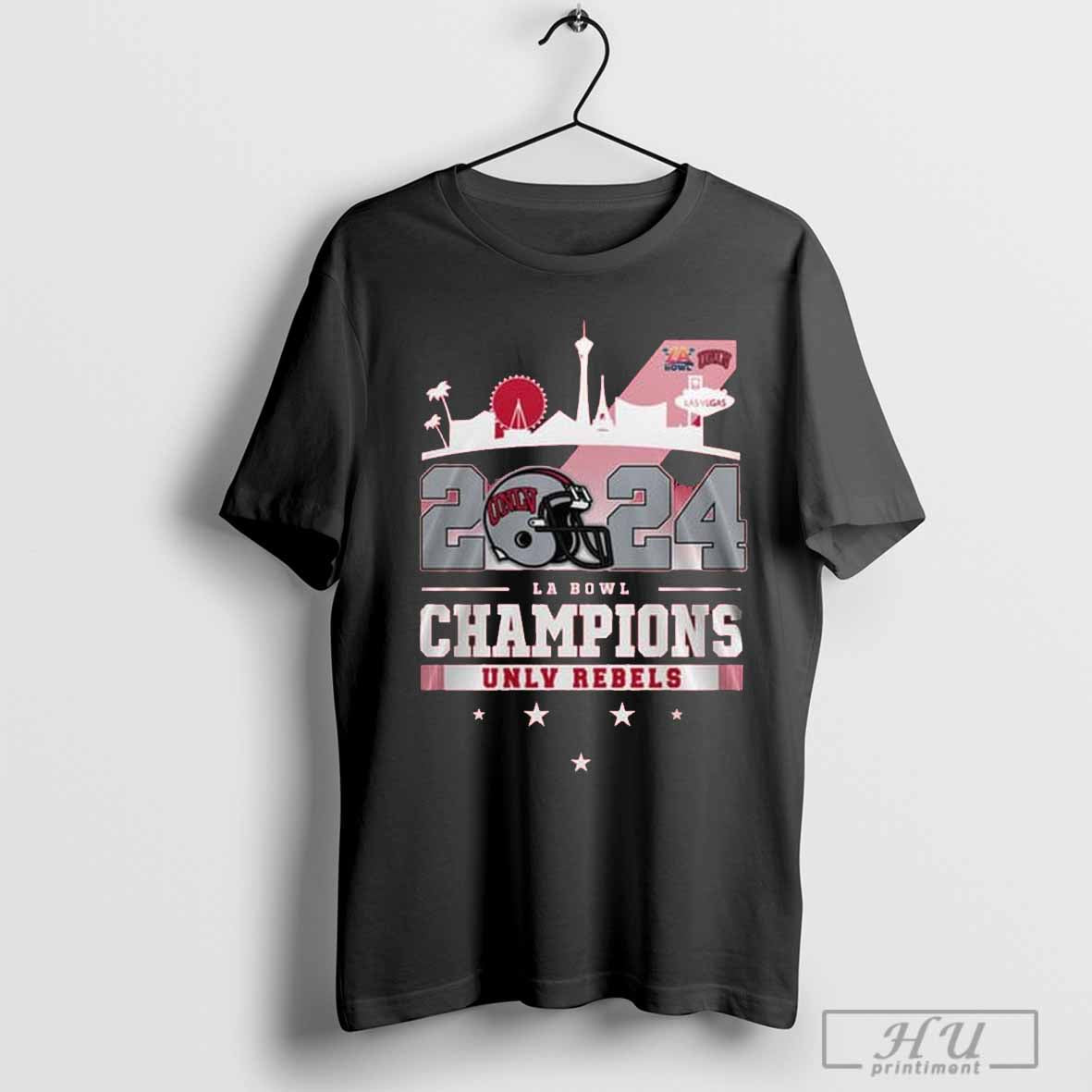 2024 La Bowl Champions Unlv Rebels Skyline Helmet Shirt Hoodie