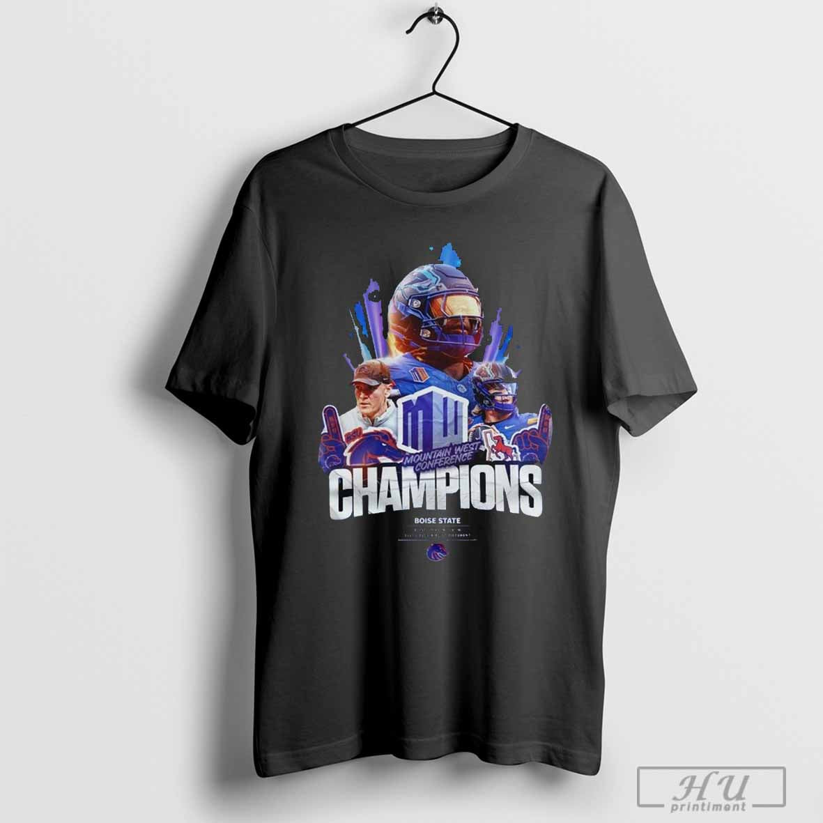 Boise State Football 2024 Mountain West Champions Team Player T Shirt