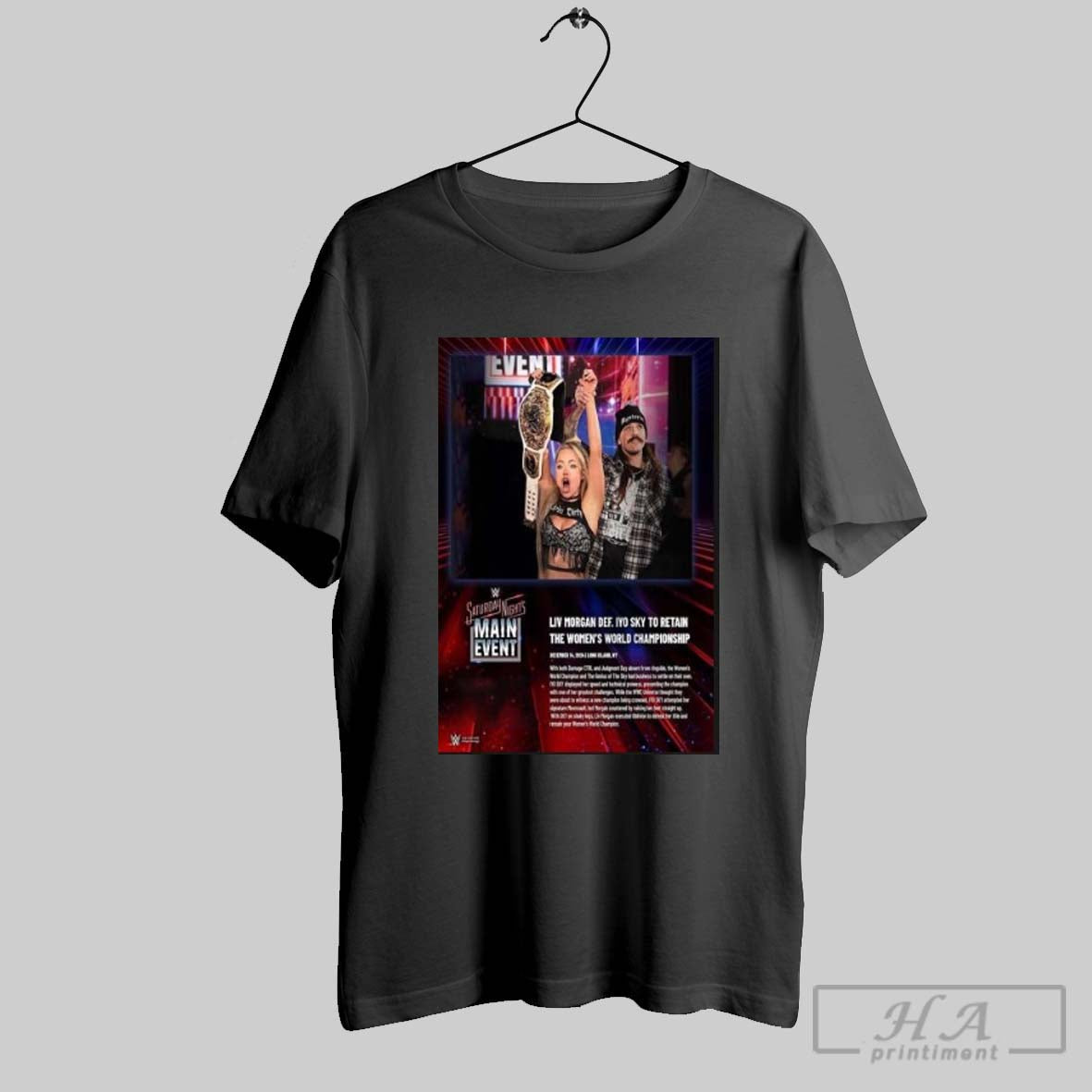 Official Wwe Liv Morgan Defeated Iyo Sky To Retain The Womens World Championship Shirt