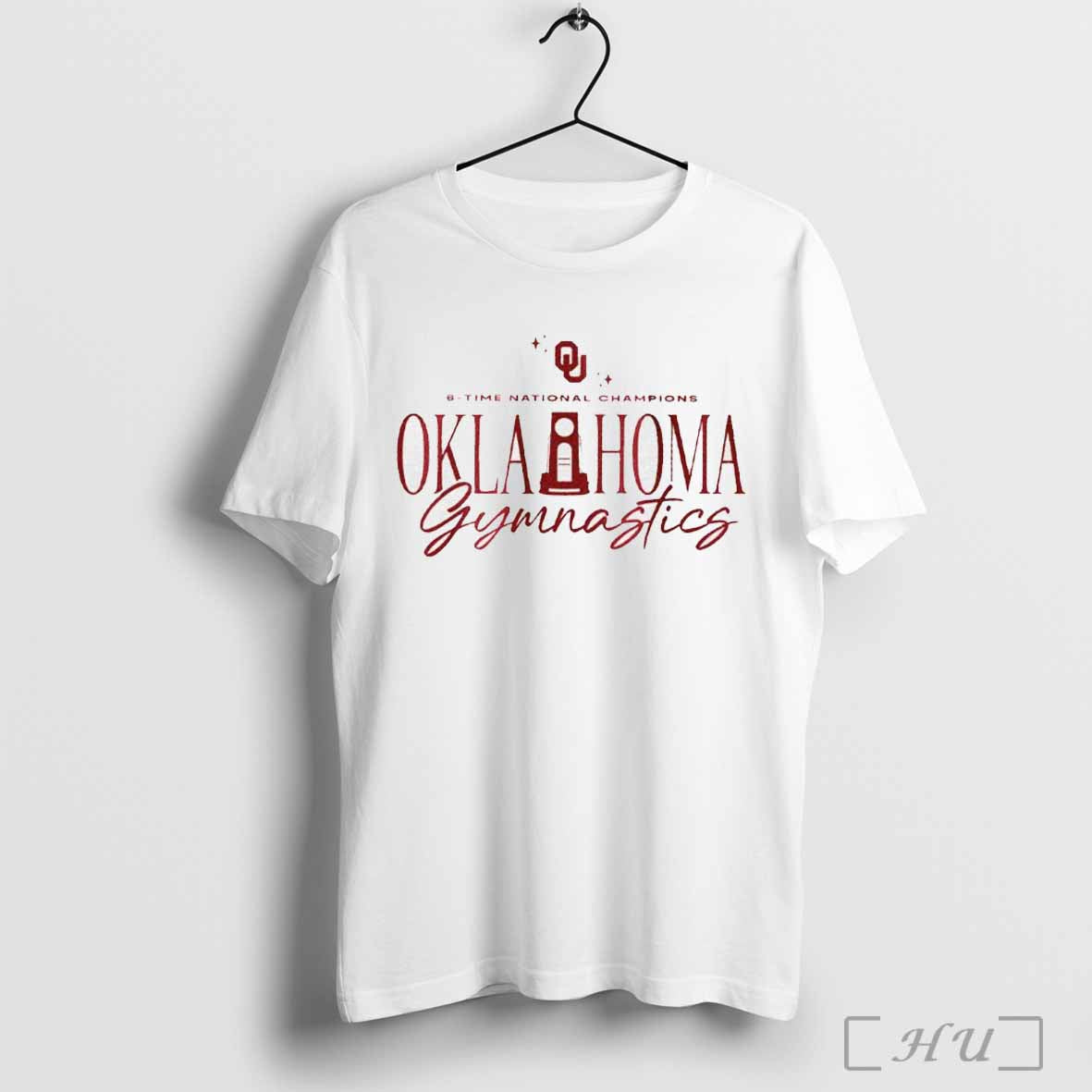 Oklahoma Sooners 6-Times National Champions Oklahoma Gymnastics 2025 Home Schedule t-shirt