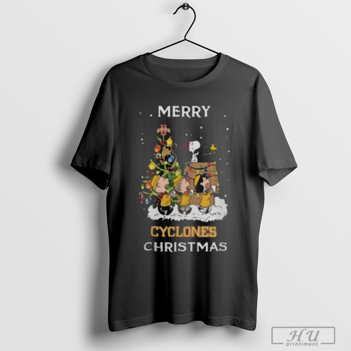 2024 Iowa State Cyclones Snoopy And Friends Merry Christmas Shirt