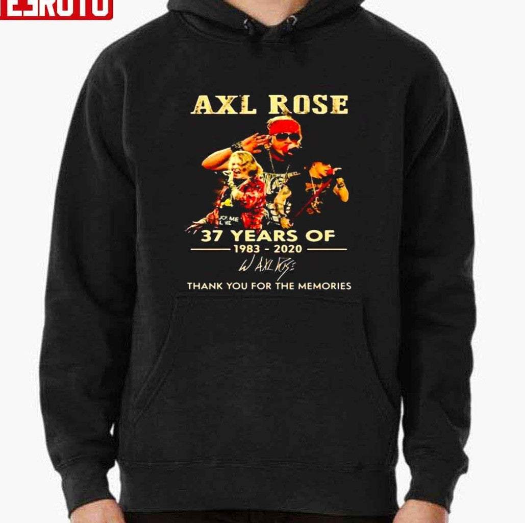 37 Years Of Axl Rose 1983-2020 Unisex T-Shirt
