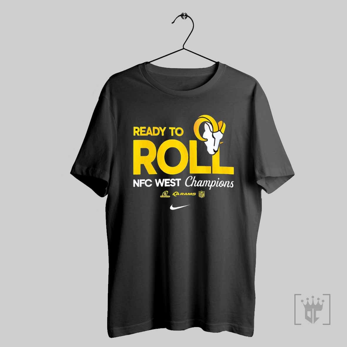 Ready To Roll Los Angeles Rams 2024 Nfc West Division Champions T Shirt