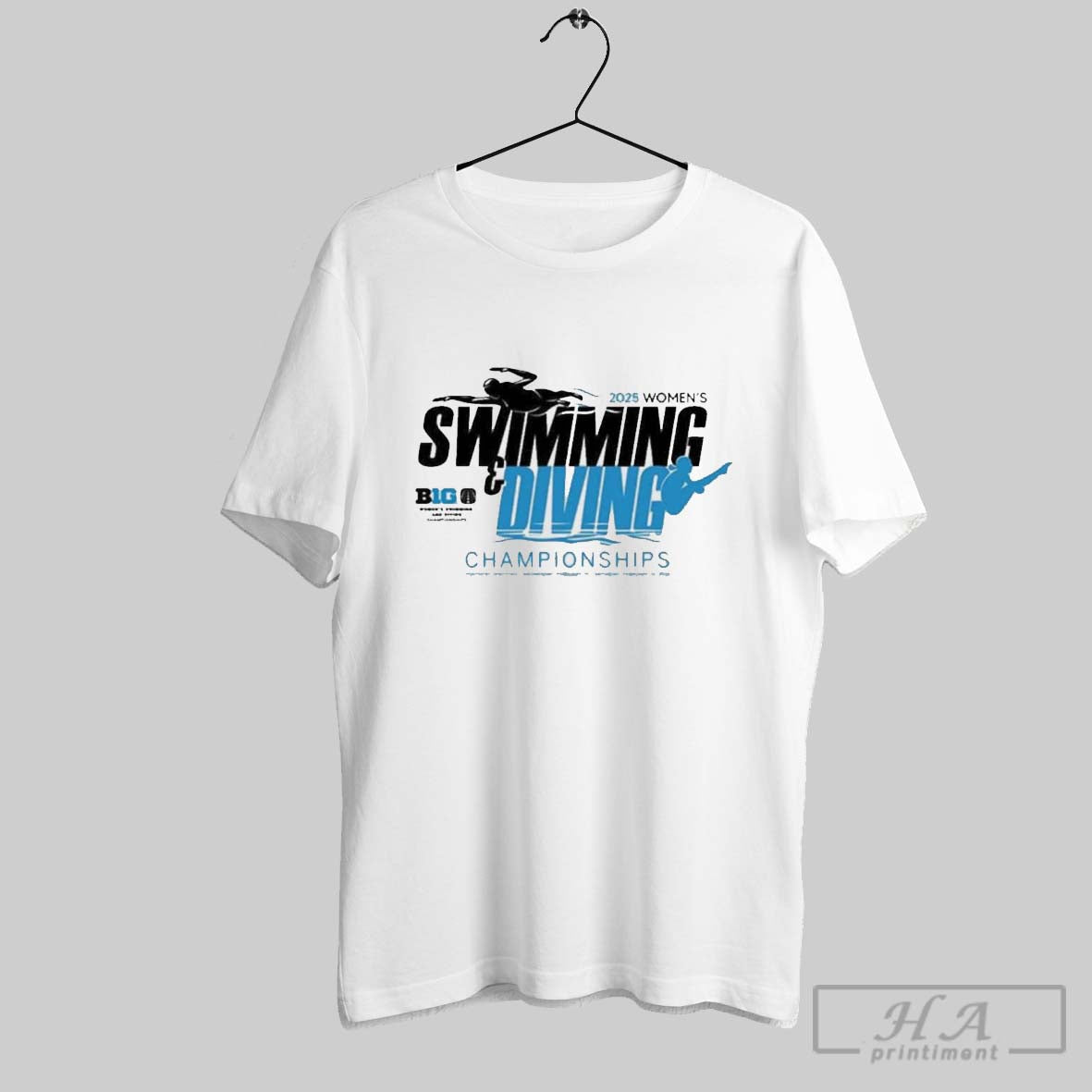 Big Ten 2025 Womens Swimming Diving Championship T Shirt