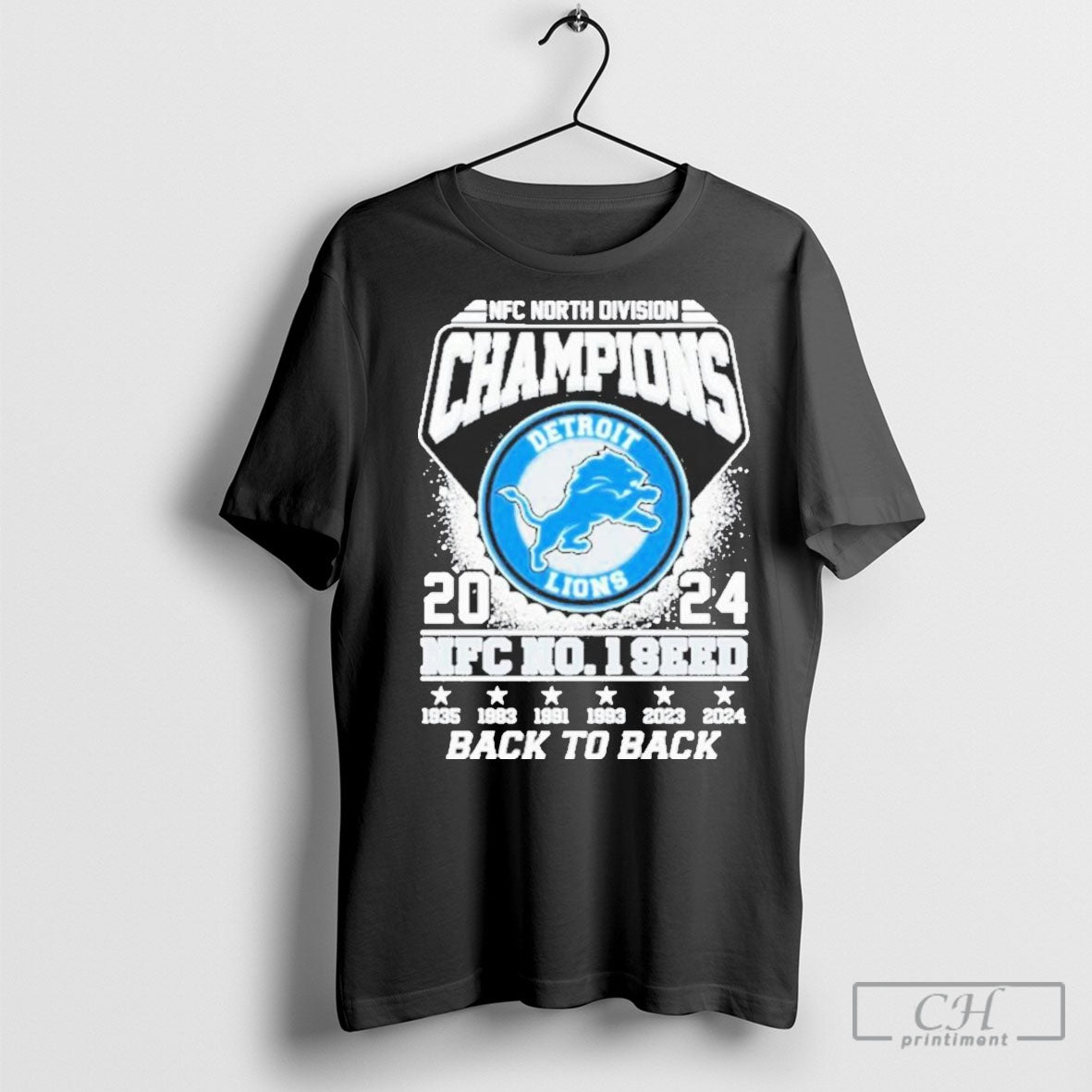 Official Top Nfc North Division Champions 2024 Nfc No 1 Seed Back To Back Shirts