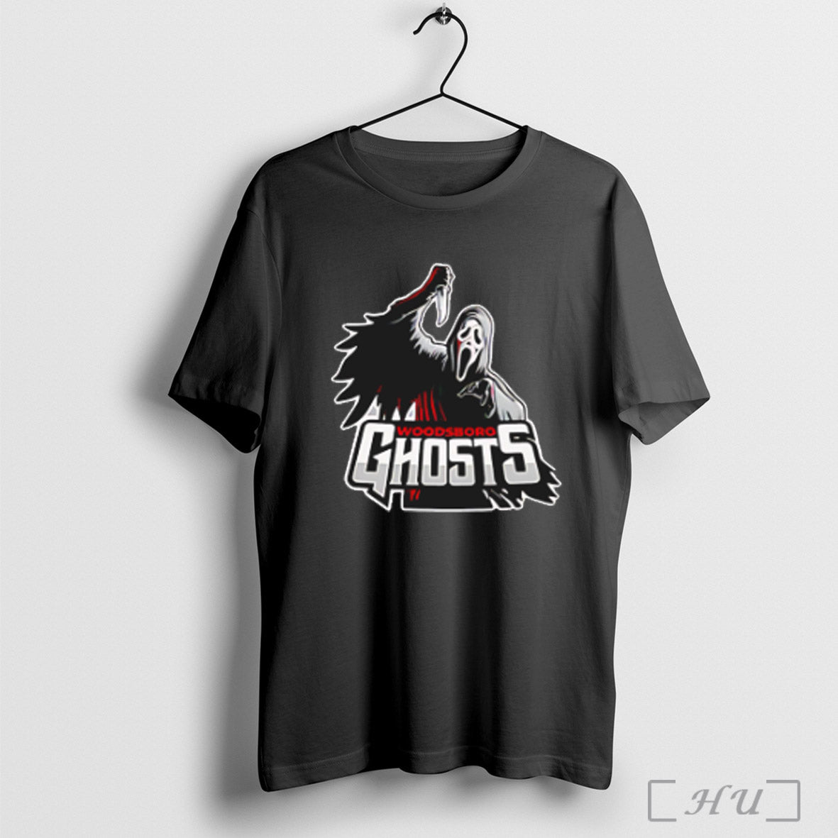 Woodsboro Ghosts Hockey Logo T Shirt Sweatshirt