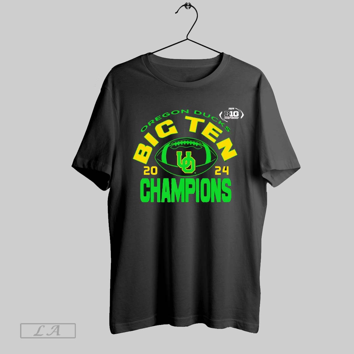Oregon Ducks 2024 Big Ten Champions Football Shirt