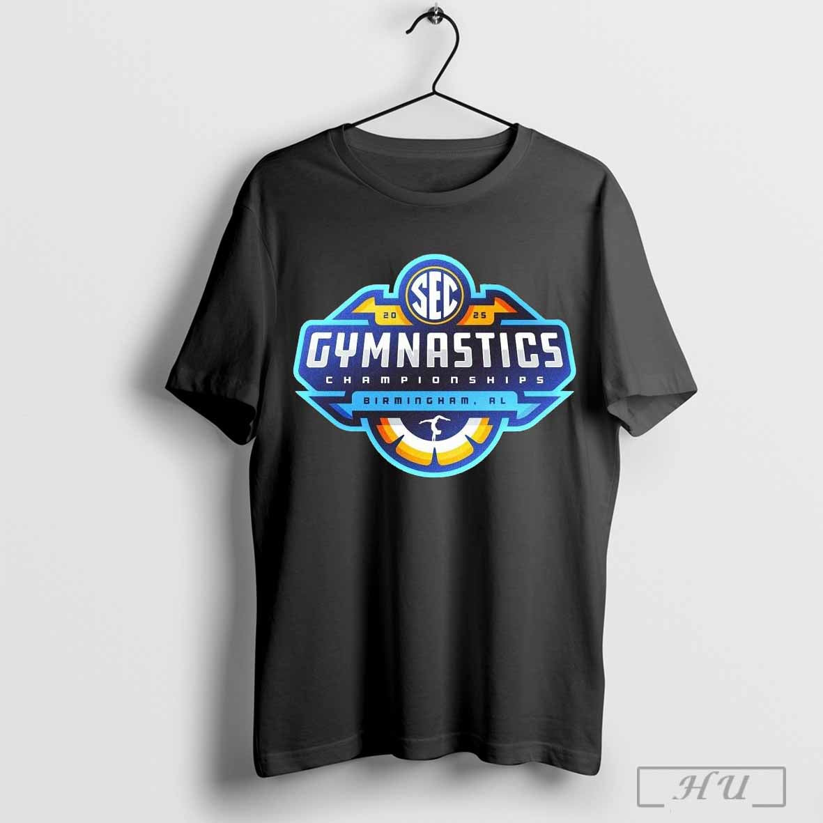 2025 Sec Gymnastics Championship Birmingham Al Logo T Shirt