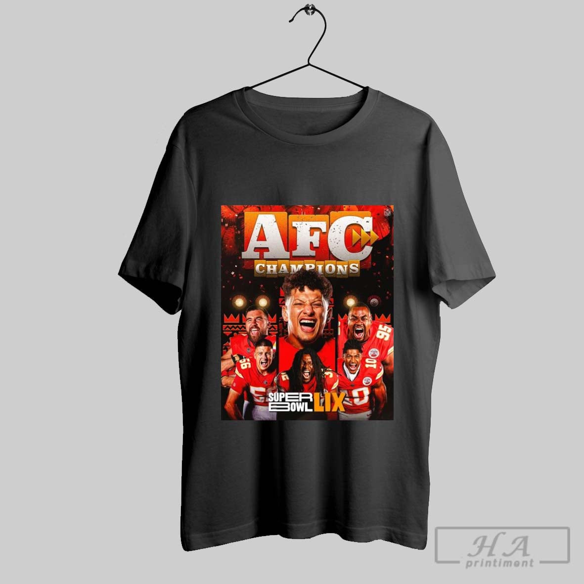 Poster For The 5th Time In The Last Six Years The Kansas City Chiefs Are Afc Champions Super Bowl Lix T Shirt