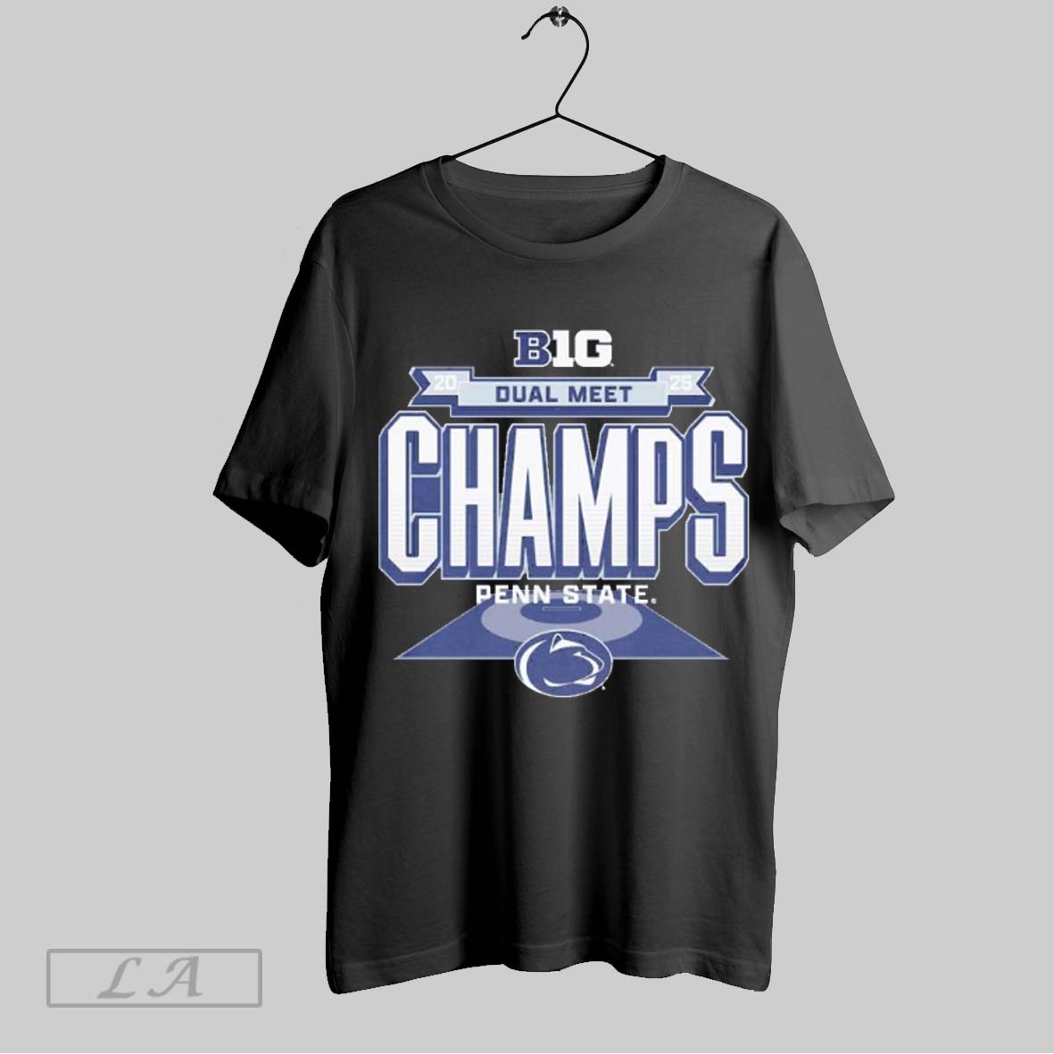Original Penn State Nittany Lions 2025 Big Ten Wrestling Dual Meet Champions Locker Room
