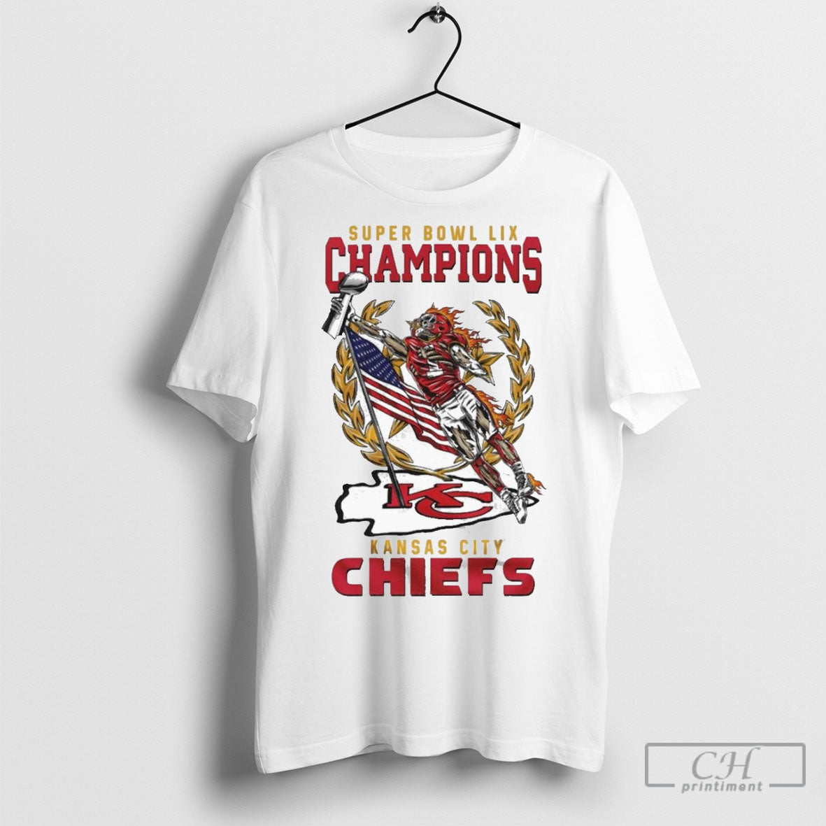 Official Super Bowl Lix 2025 Champions Kansas City Chiefs Nfl Shirt Sweatshirt