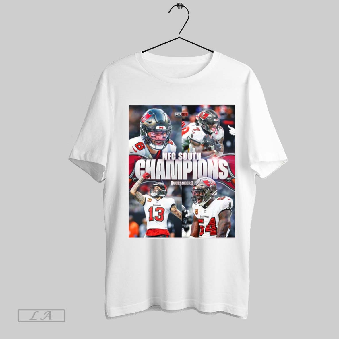 Official Tampa Bay Buccaneers Nfc South Champions For The Fourth Straight Season Fox Nfl Poster T Shirt