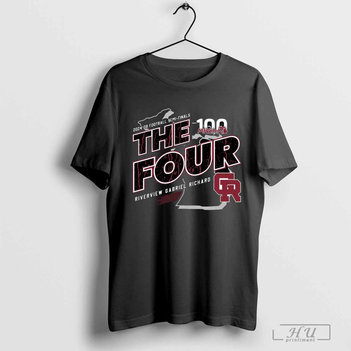 2024 MHSAA Football D8 The Four Riverview Gabriel Richard T-Shirt