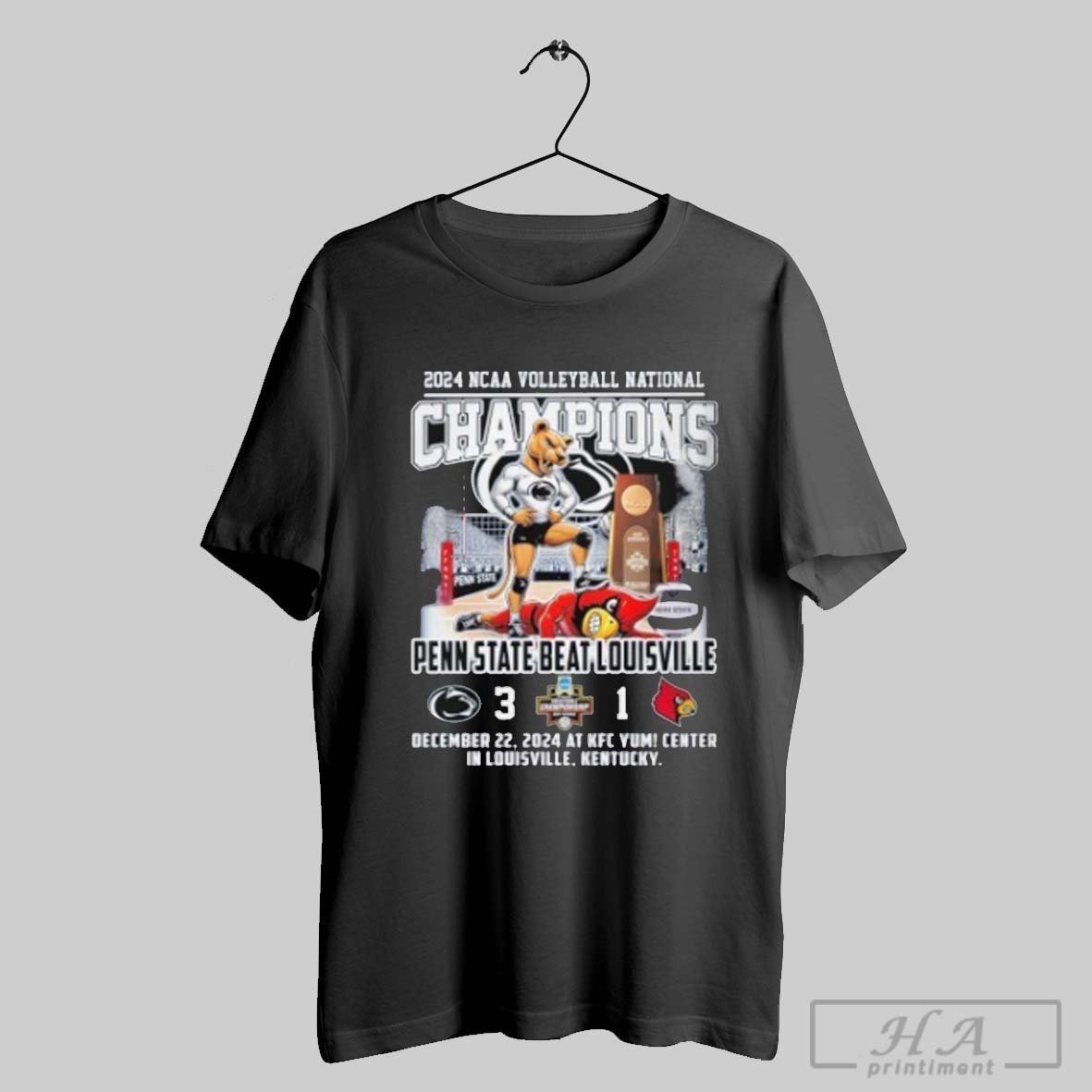 2024 Ncaa Volleyball National Champions Penn State Beat Louisville 3 1 Shirt