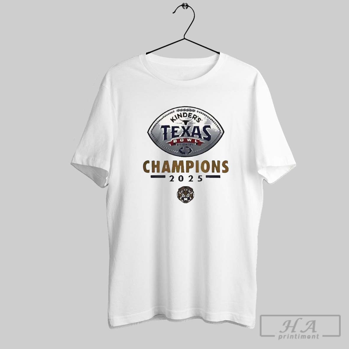 Official Texas Bowl Champions 2025 Lsu Tigers Shirt