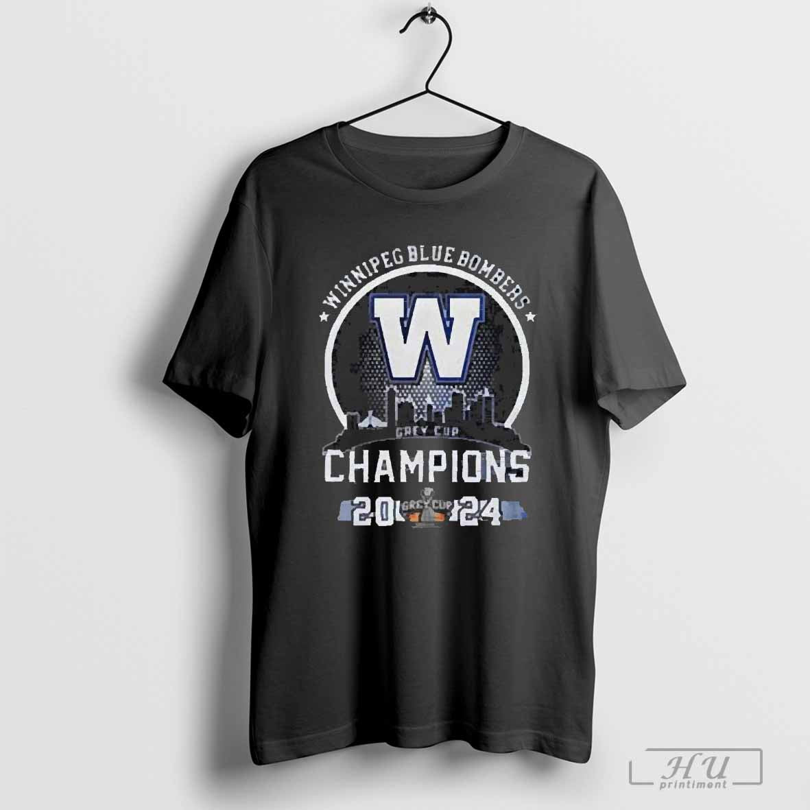Best Winnipeg Blue Bombers 2024 Grey Cup Champions 2024 T-Shirt