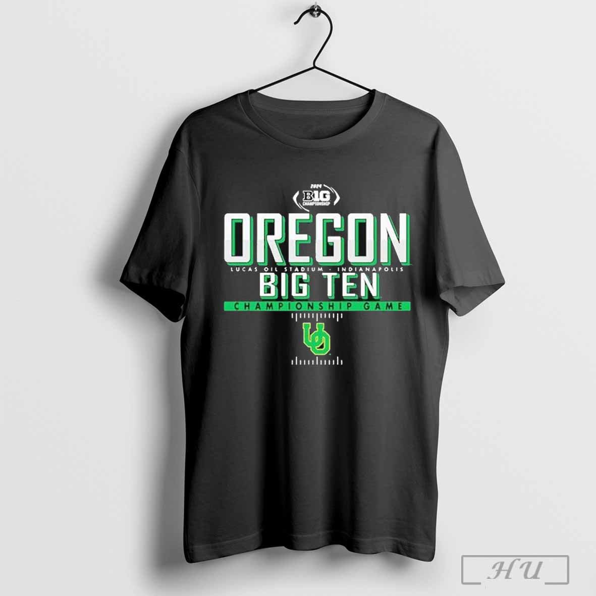 Oregon Ducks 2024 Big Ten Football Championship Schedule T Shirt