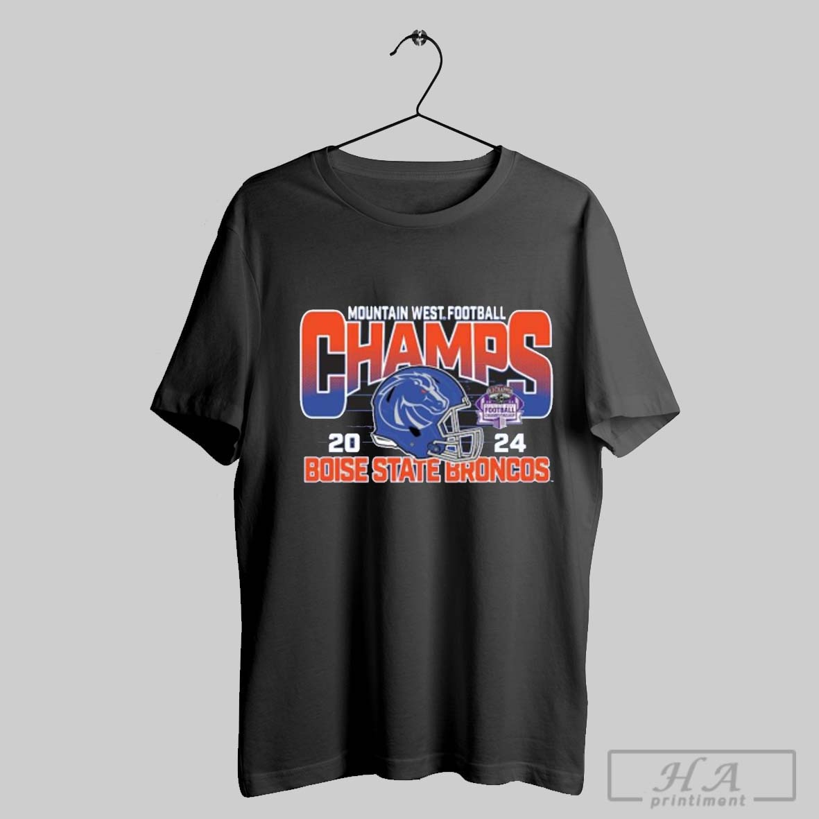 Boise State Broncos 2024 Mountain West Football Conference Champions Locker Room Shirt