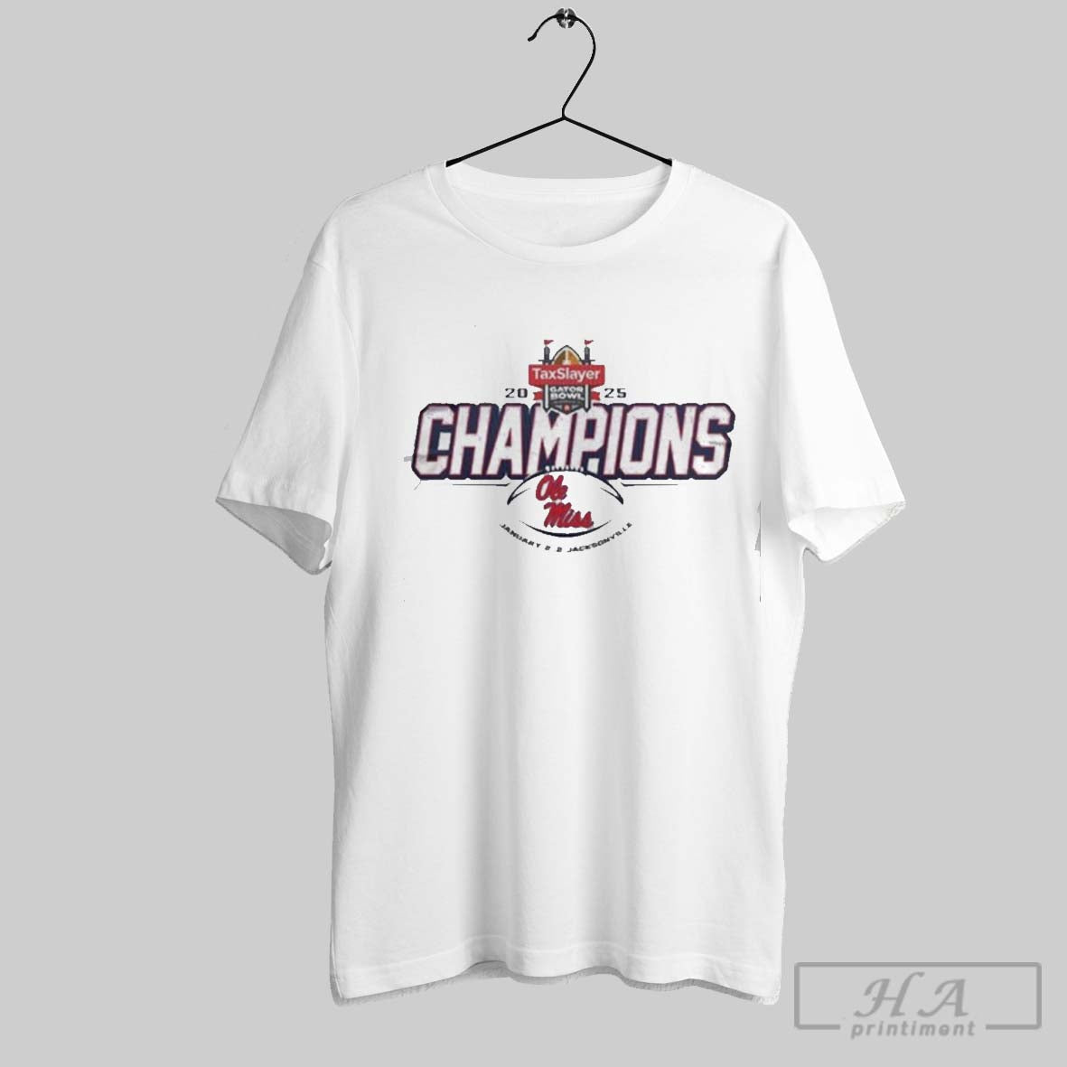 Ole Miss Rebels Football Taxslayer Gator Bowl Champions 2025 Classic T Shirt